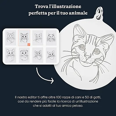 IT_03_Collana con gatto in stile line art