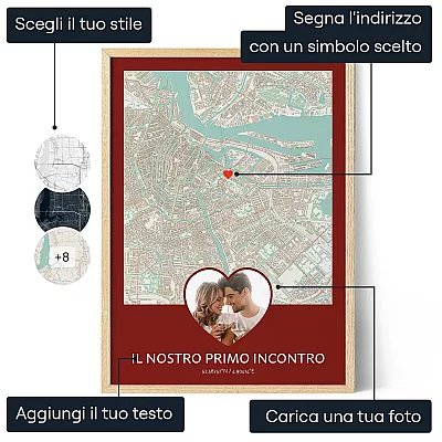 Mappa Primo Incontro — stampa artistica personalizzata