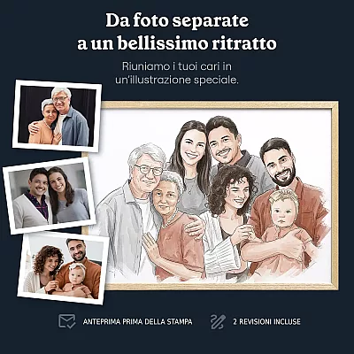 IT_04_Ritratto personalizzato da più foto (Tutte)