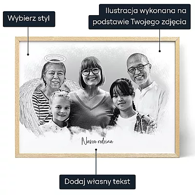 PL_01_Pamiątkowy portret rodzinny z wielu zdjęć
