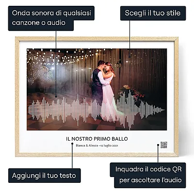 Onda Sonora Del Primo Ballo — stampa personalizzata onda sonora