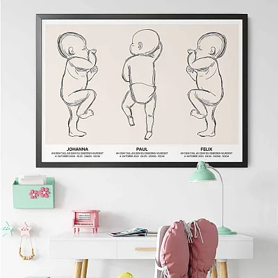 drillinge babys
