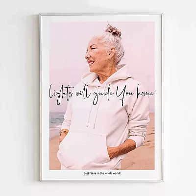 personalized photo gift for grandma