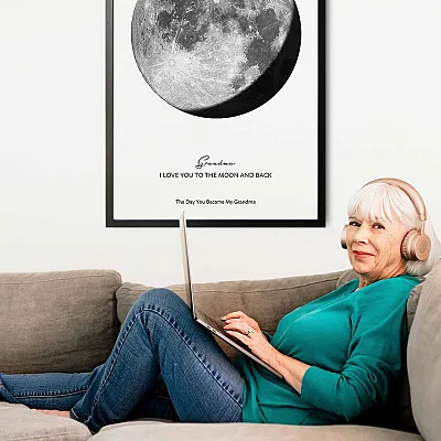 moon gift for grandma