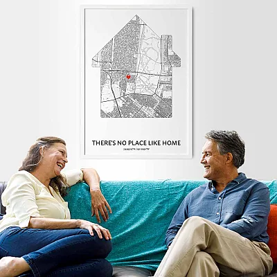 parents house map gift