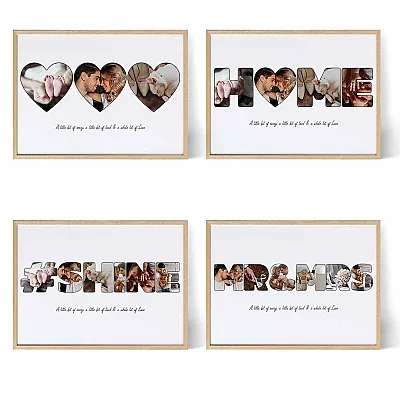 letter photo collage layouts