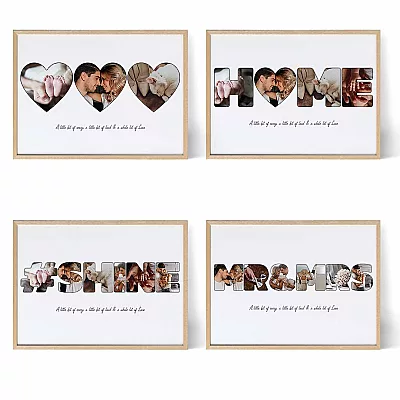 letter photo collage layouts