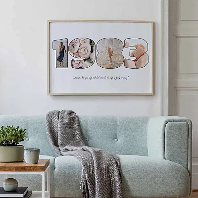 Letter Photo Collage Gift