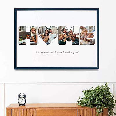 Custom Letter Photo Collage