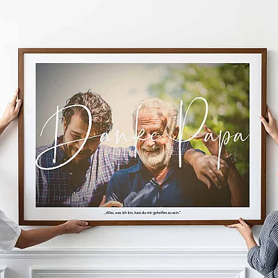 Fotogeschenk für Papa Kunstwerk