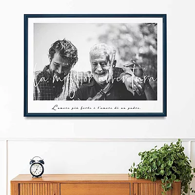 foto regalo personalizzato papa