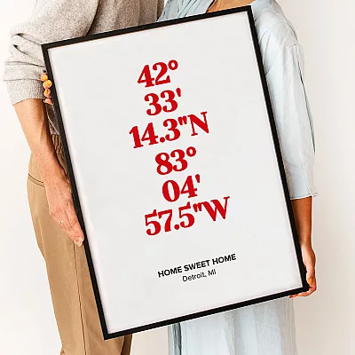 personalized home sweet home sign