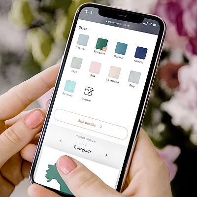 Custom Watercolour Map mobile editor