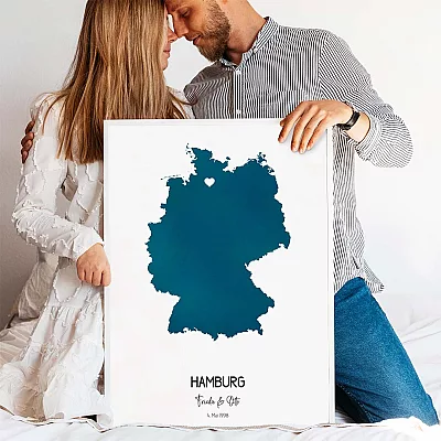 Benutzerdefinierte Aquarellkarte