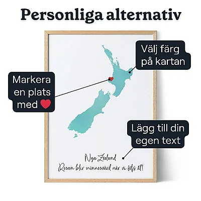 Anpassad akvarellkarta