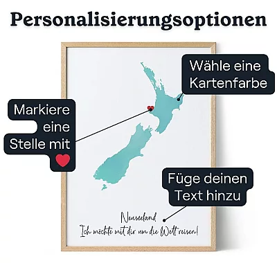 Benutzerdefinierte Aquarellkarte