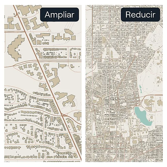 City Map zoom