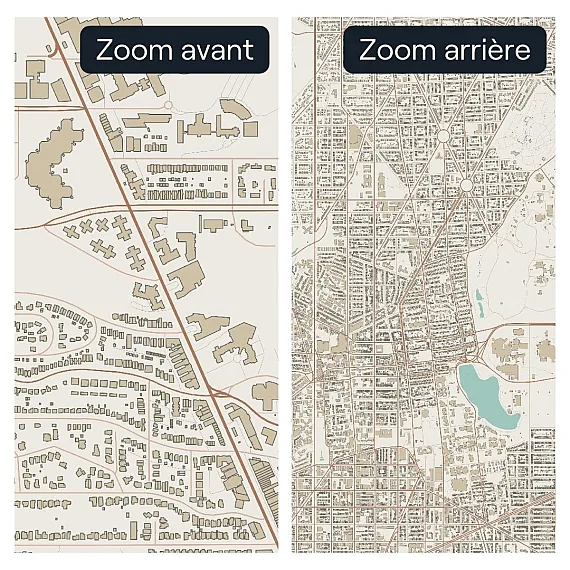 City Map zoom
