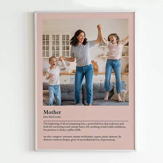 Mum Definition Photo Poster
