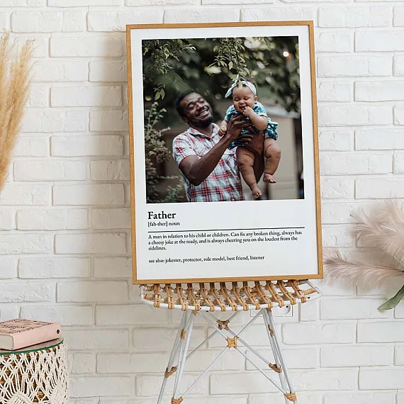 Father Definition Poster Print