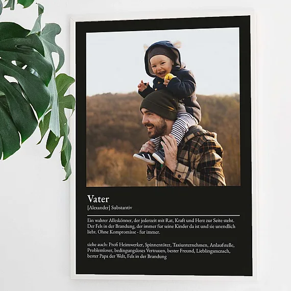Papa Definition Foto Poster
