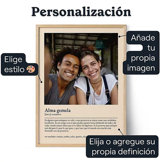Poster De Definicion De La Casa — regalo personalizado para él
