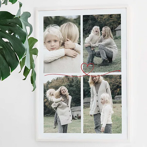 Mother four photo collage