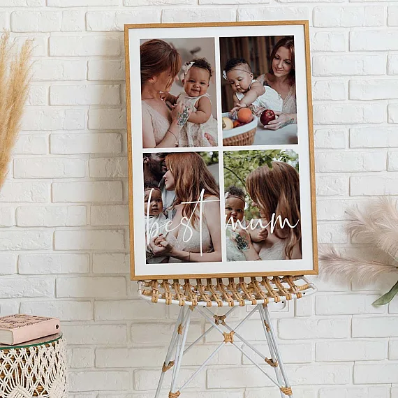 Best mum 4 photo collage