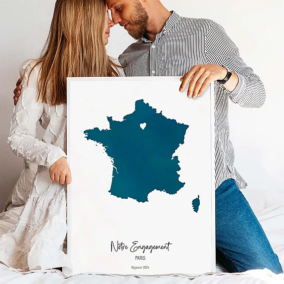 Carte Aquarelle Engagement