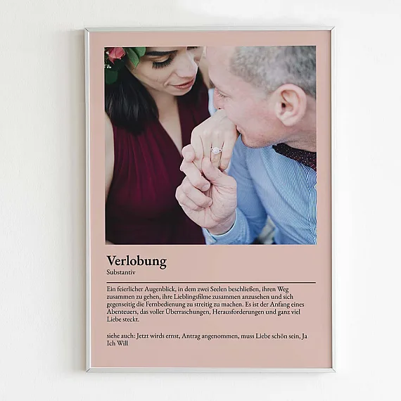 Verlobungs Personliche Definition Poster
