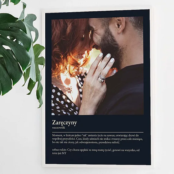 Plakat Definicja Zaręczyn