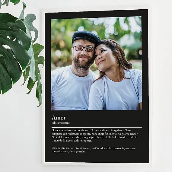 Póster Definición del Amor