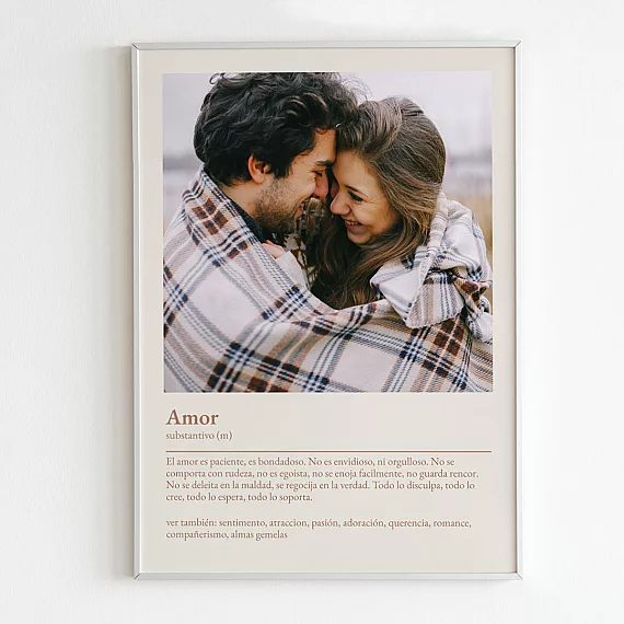 Póster Definición del Amor
