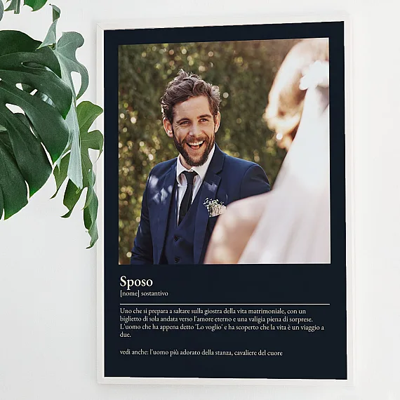 Poster Definizione di Sposo-2