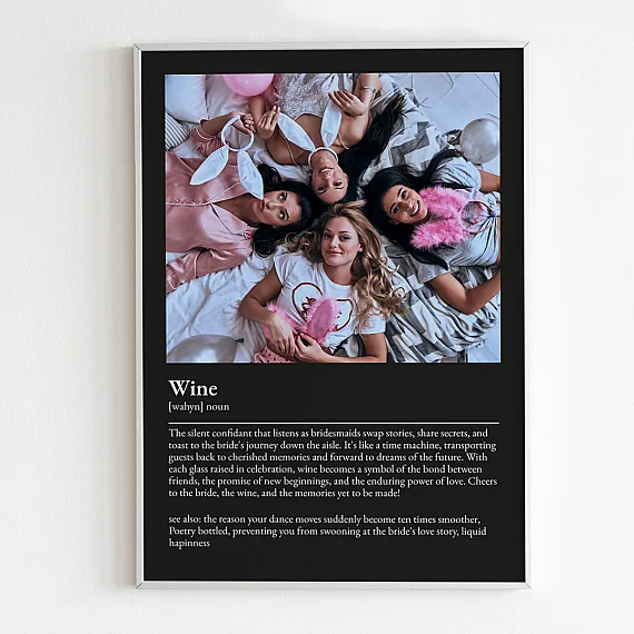 Wine Custom Definition Poster