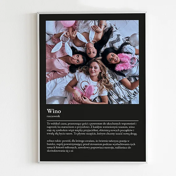 Wino Plakat z Definicją-3