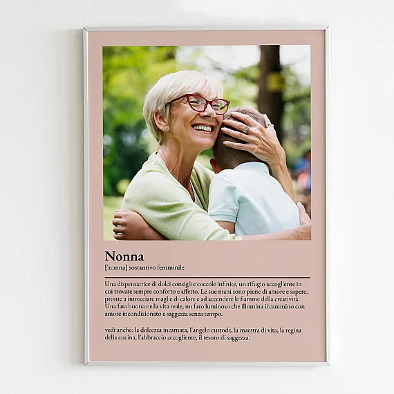 Poster Definizione di Nonna-3