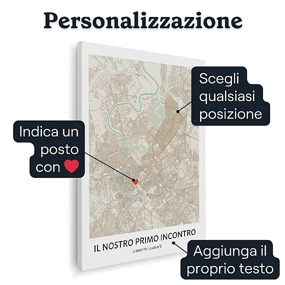 Personalizzazione della tela della mappa