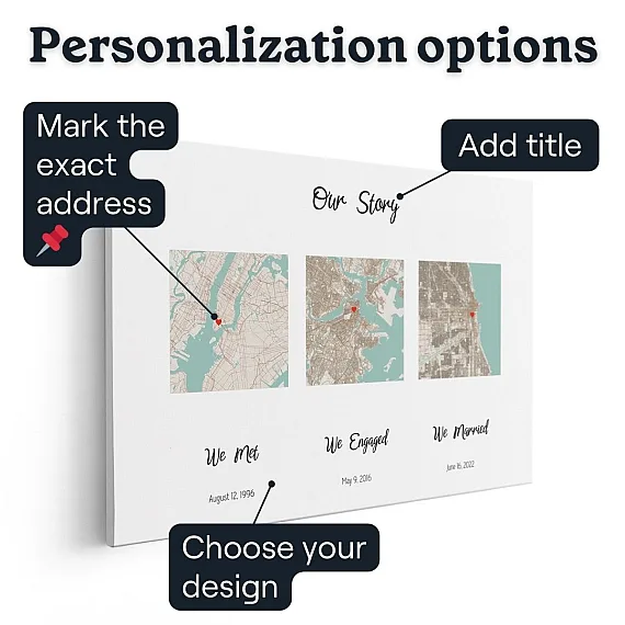triple map canvas personalization