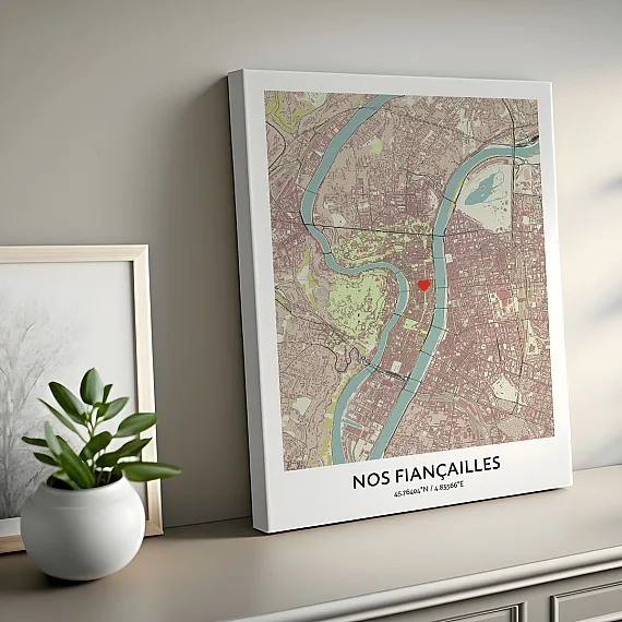 Toile de Carte de Fiançailles-3