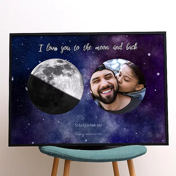 Dad's Special Moon with Photo