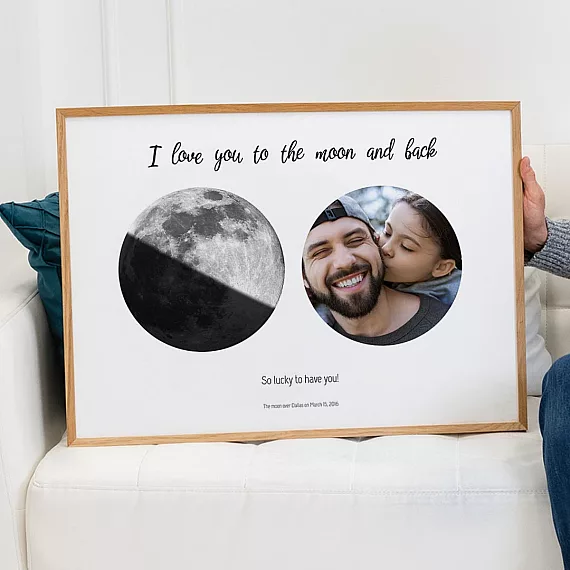 Dad's Special Moon with Photo