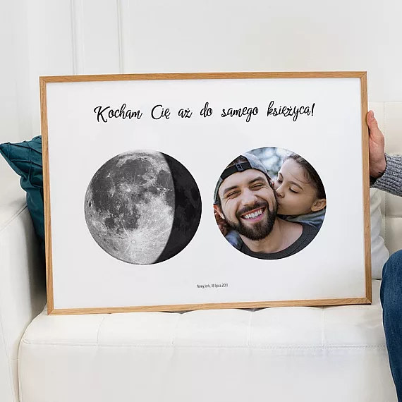 Wyjątkowy Księżyc Taty ze Zdjęciem-3