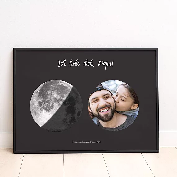 Papas besonderer Mond mit Foto-1