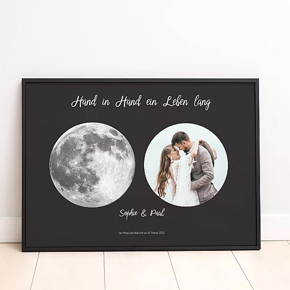 Mondphase in der Hochzeitsnacht mit Foto-1