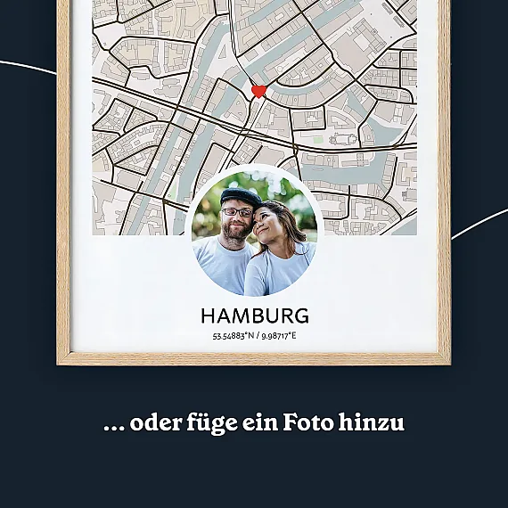 custom map de photo