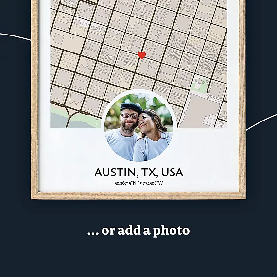 custom map en photo