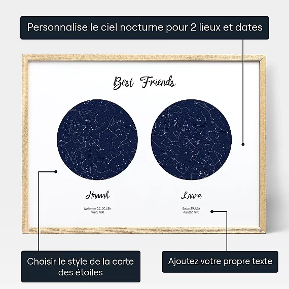personalize_FR_Best Friend Double Star Map