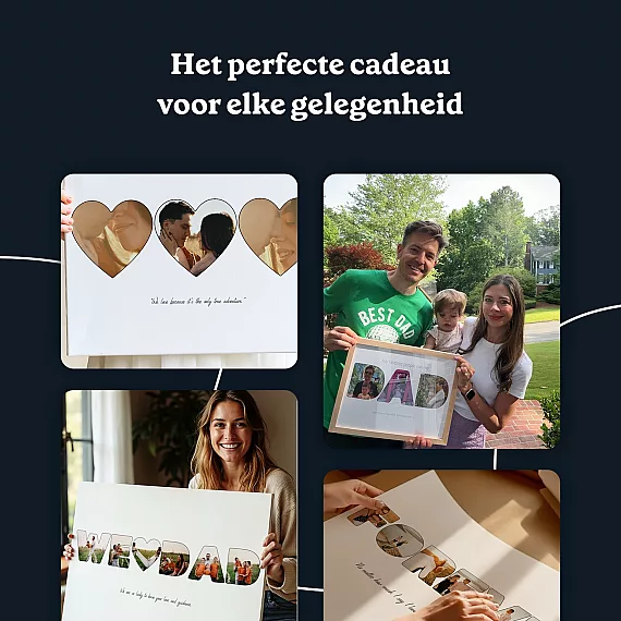 NL_gift_1 Year Anniversary Letter Photo Collage
