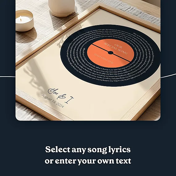 EN_song lyrics_Custom Song Lyrics Art